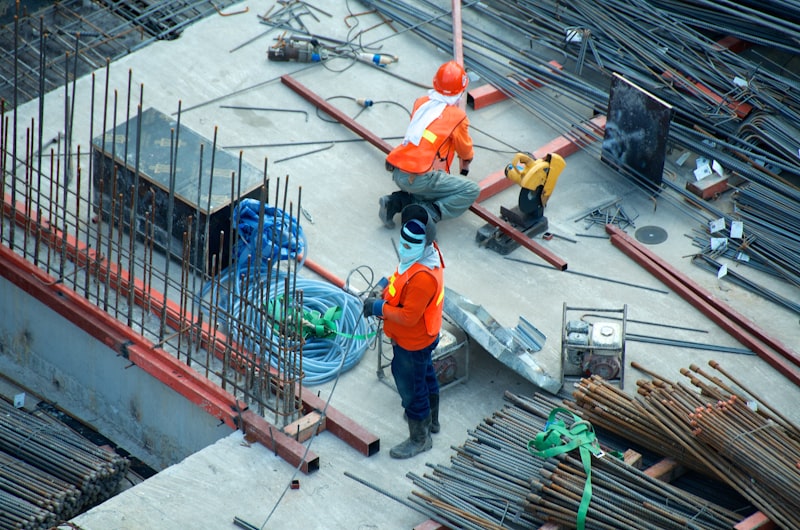 Temporary structure civil works UAE - construction site temporary facilities and structures by Mahraj Industries Dubai